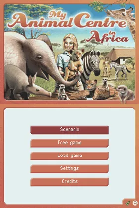 My Animal Centre in Africa (Europe) (En,Fr,De,Es,It) screen shot title